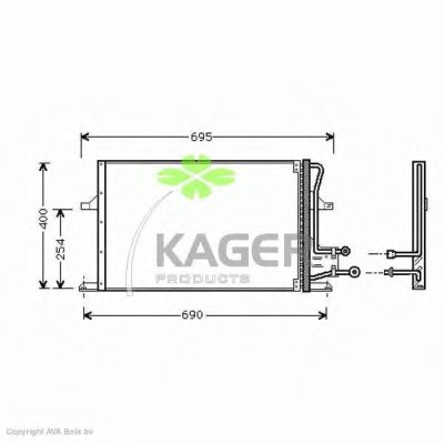 Конденсатор, кондиционер KAGER купить