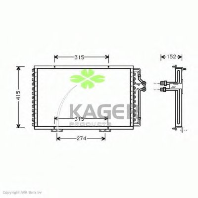 Конденсатор, кондиционер KAGER купить