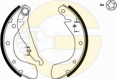 Комплект тормозных колодок GIRLING купить