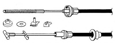 Тросик сцепления KAWE купить