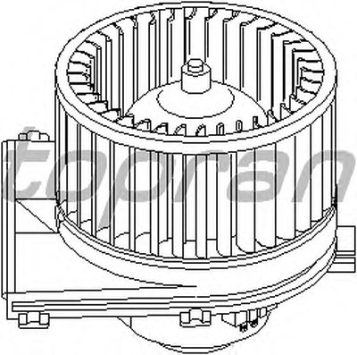 Электродвигатель, вентиляция салона TOPRAN купить