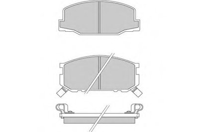 Комплект тормозных колодок, дисковый тормоз E.T.F. купить