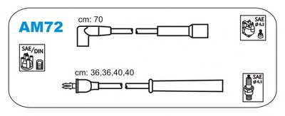 Комплект проводов зажигания JANMOR купить