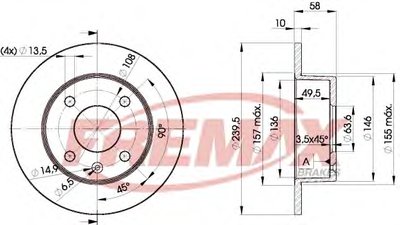 Тормозной диск Premium Carbon + FREMAX купить