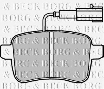 Комплект тормозных колодок, дисковый тормоз BORG & BECK купить