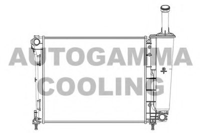 Радиатор, охлаждение двигателя AUTOGAMMA купить