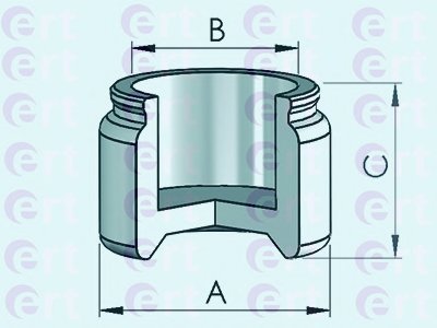 Поршень, корпус скобы тормоза ERT купить