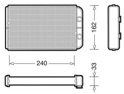 Теплообменник, отопление салона CTR купить