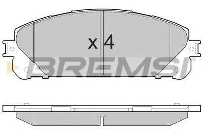 Колодки тормозные передние Lexus RX 08-15/Toyota RAV4 12- (a