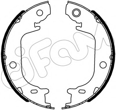 Комплект тормозных колодок, стояночная тормозная система CIFAM купить