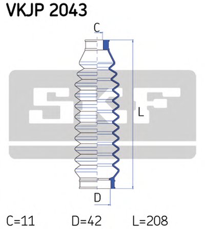 Комплект пылника, рулевое управление SKF купить