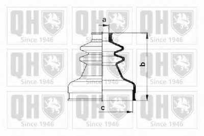 Комплект пылника, приводной вал QUINTON HAZELL купить
