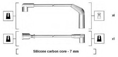 Комплект проводов зажигания MAGNETI MARELLI купить