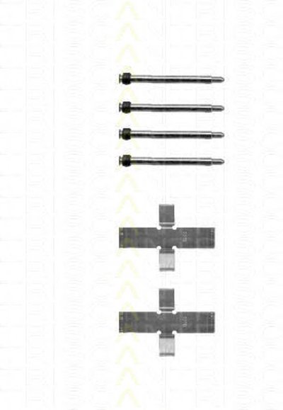Комплектующие, колодки дискового тормоза TRISCAN купить