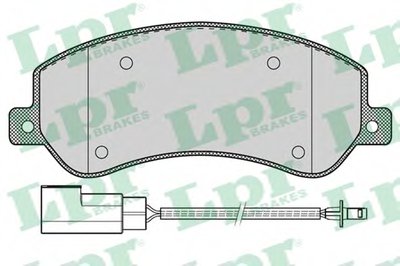 05P1260  LPR - Гальмівні колодки до дисків (F, V, з датчиком)