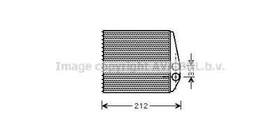 Теплообменник, отопление салона AVA QUALITY COOLING купить