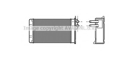 Теплообменник, отопление салона AVA QUALITY COOLING купить