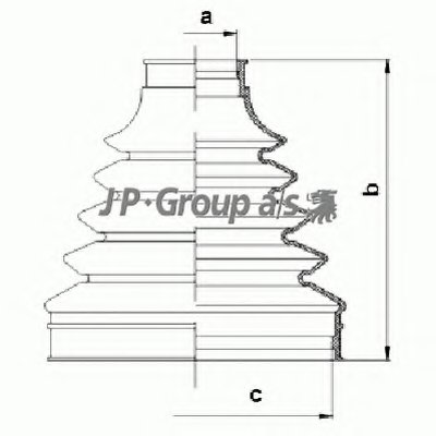 Комплект пылника, приводной вал QH JP GROUP купить