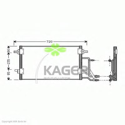 Конденсатор, кондиционер KAGER купить