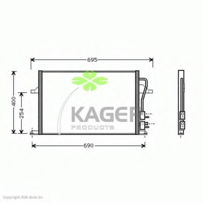 Конденсатор, кондиционер KAGER купить