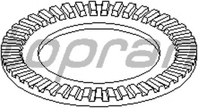 Зубчатый диск импульсного датчика, противобл. устр. TOPRAN купить