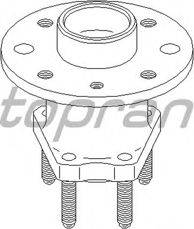 ? колесн. ступицы = TOPRAN купить