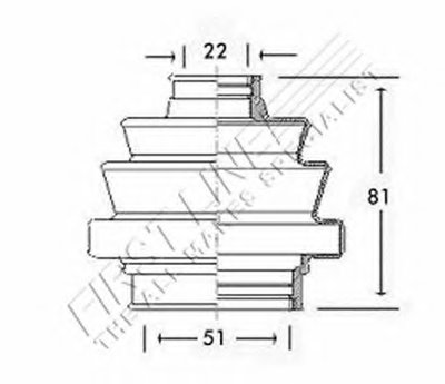 Пыльник, приводной вал FIRST LINE купить
