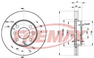 Тормозной диск Premium Carbon + FREMAX купить