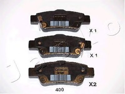 Колодки тормозные дисковые задние Honda Cr-v III, IV 1.6 - 2.4 (07-)(12-) (51400) JAPKO