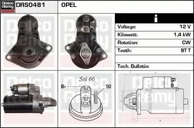 Стартер Remanufactured REMY (Light Duty) DELCO REMY купить