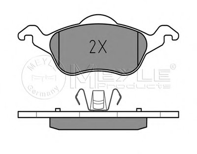 Комплект тормозных колодок, дисковый тормоз PLATINUM PAD MEYLE купить