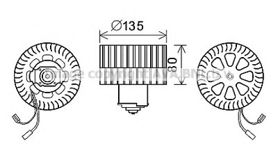 Электродвигатель, вентиляция салона AVA QUALITY COOLING купить