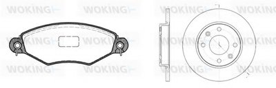 Комплект тормозов, дисковый тормозной механизм WOKING купить