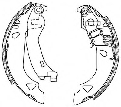 Комплект тормозных колодок ADVANCE OPEN PARTS купить