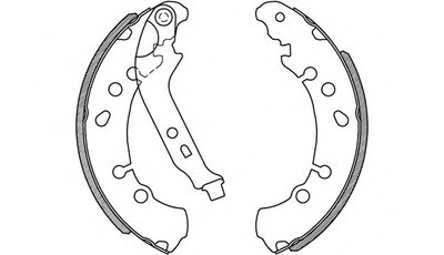 Комплект тормозных колодок ADVANCE OPEN PARTS купить