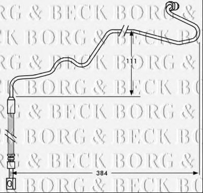 Тормозной шланг BORG & BECK купить