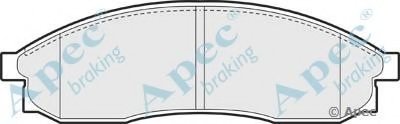 Комплект тормозных колодок, дисковый тормоз APEC braking купить