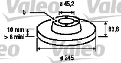 Тормозной диск VALEO купить