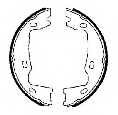 Комплект тормозных колодок, стояночная тормозная система FTE купить