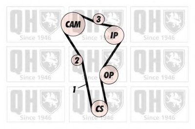Ремень ГРМ QUINTON HAZELL купить