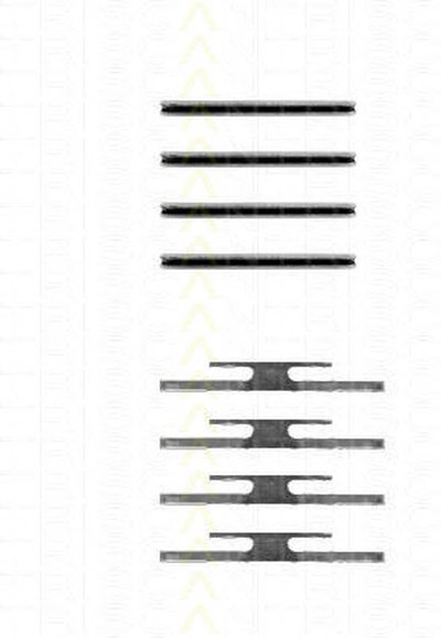 Комплектующие, колодки дискового тормоза TRISCAN купить