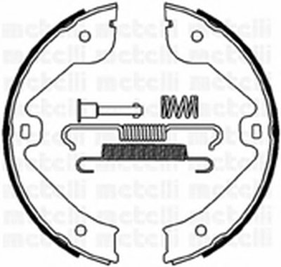 Комплект тормозных колодок, стояночная тормозная система METELLI купить