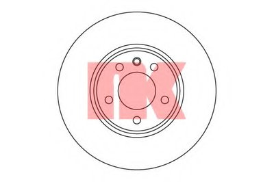 Диск гальмівний переднiй Omega 3.0 24V 89-93