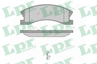 Комплект тормозных колодок, дисковый тормоз LPR купить