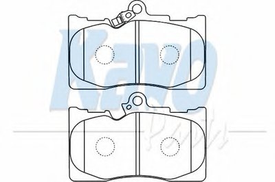 Комплект тормозных колодок, дисковый тормоз MK KASHIYAMA KAVO PARTS купить