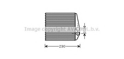 Теплообменник, отопление салона AVA QUALITY COOLING купить