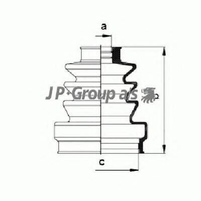 Комплект пылника, приводной вал QH JP GROUP купить