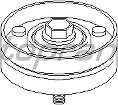 Паразитный / ведущий ролик, поликлиновой ремень TOPRAN купить