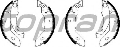 Комплект тормозных колодок TOPRAN купить