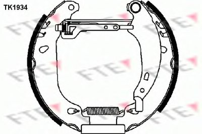 Комплект тормозных колодок FTE купить